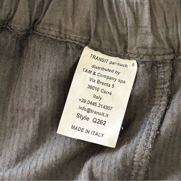 Transit Par-Such Made in Italy women’s velvet corduroy high rise pants - Picture 7 of 13